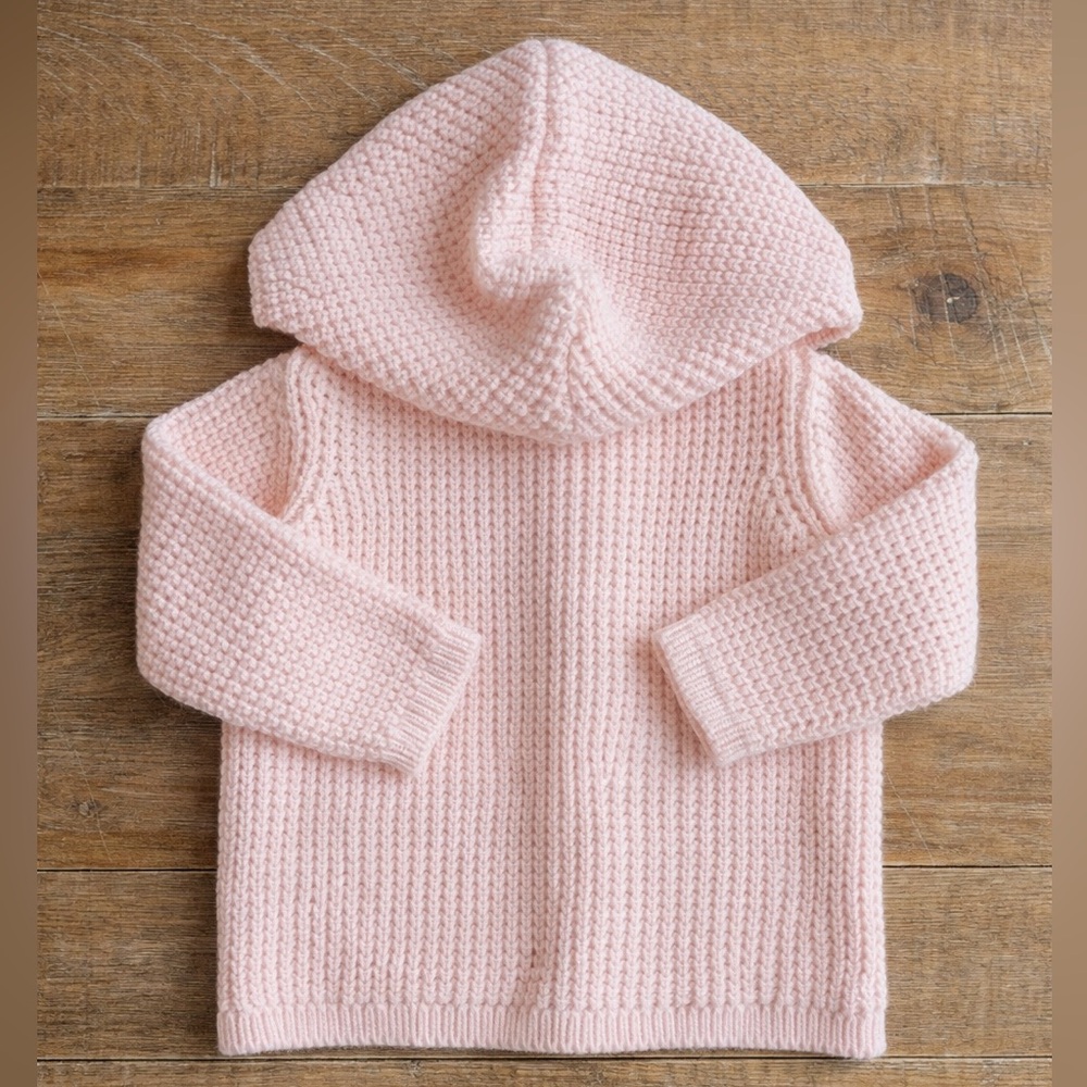 Carter’s Hooded Sweater Cardigan – Baby Size 6 Months - Picture 2 of 5